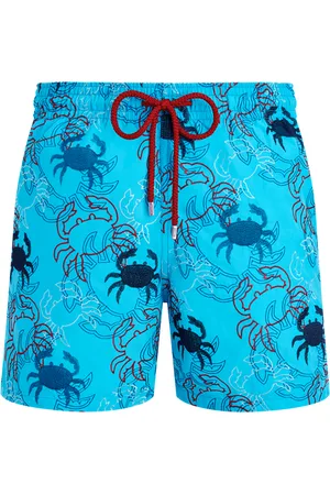 Vilebrequin Pantaloncini Mare Uomo Ricamati Crab Balloons
