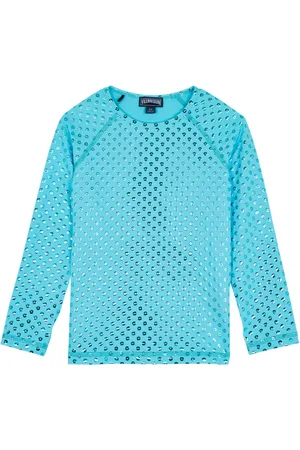 Vilebrequin Rash Guard Bambina A Maniche Lunghe Relief Sparkling