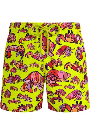 Vilebrequin Pantaloncini Mare Uomo Ultraleggeri E Ripiegabili Hermit Crabs