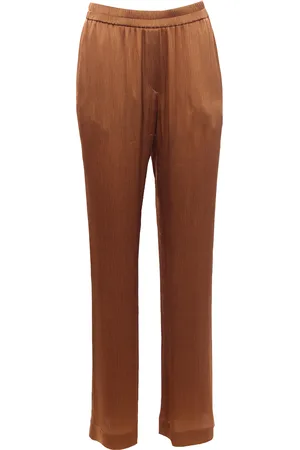 NUDE Pantaloni palazzo effetto goffrato