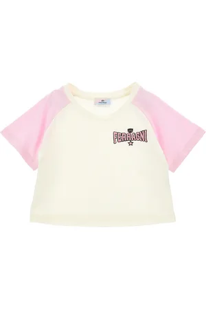 Chiara Ferragni T-shirt in cotone bicolore