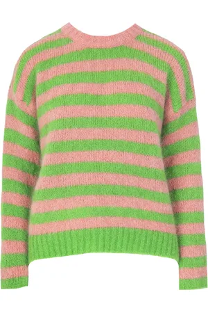ALYSI Girocollo riga in mohair