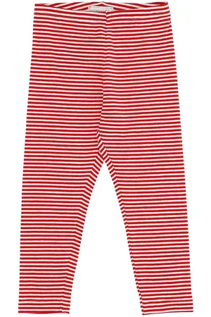 MONNALISA Leggings rigato con orso