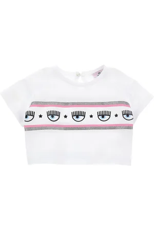 Chiara Ferragni T-shirt maxi logo in cotone