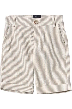 FAY Shorts rigato in cotone
