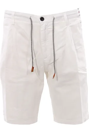 ELEVENTY Bermuda jogger in cotone e lino