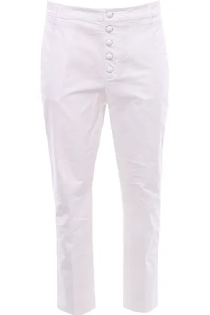 Dondup Pantaloni nima con bottoni gioiello