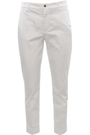 Dondup Pantaloni erin gamba stretta con risvolto
