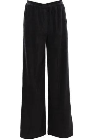 NUDE Pantalone gamba larga in velluto a coste