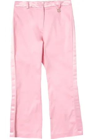 Twin-Set Pantalone con profili in raso