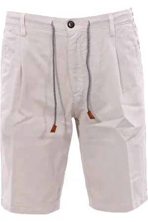 ELEVENTY Bermuda jogger in cotone e lino