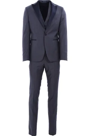 TAGLIATORE Smoking rever in raso con gilet