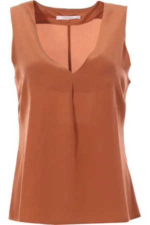 Maliparmi Canotta in crepe de chine