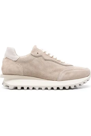 ELEVENTY Sneakers in camoscio traforata