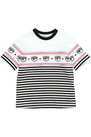 Chiara Ferragni T-shirt rigata in cotone
