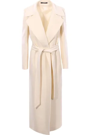 TAGLIATORE Cappotto lungo in lana con cintura