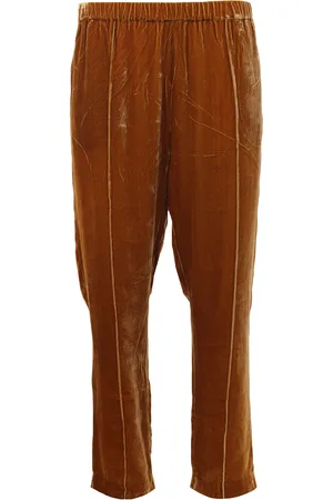 Mes Demoiselles Pantaloni in velluto con elastico
