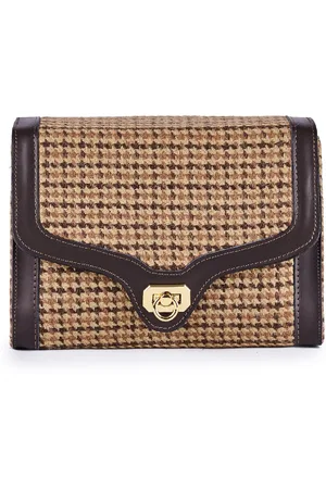 Viamailbag Borsa a spalla in lana jacquard con