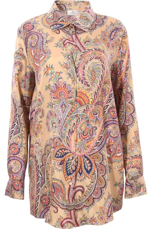 Etro Camicia in seta con motovi paisley