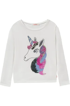 Billieblush T-shirt girocollo unicorno