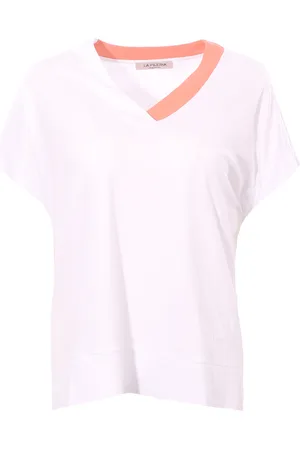 LA FILERIA T-shirt in cotone bicolore