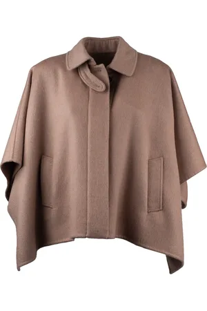 Brunello Cucinelli Cappa lavorazione double in beaver di cashmere con shiny details