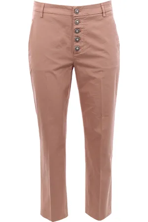 Dondup Pantalone nina con bottoni gioiello