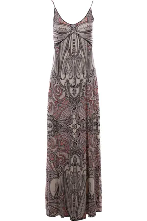 Etro Abito lungo calla in jersey