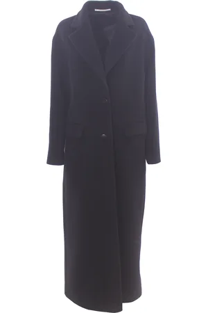TAGLIATORE Cappotto lungo monopetto in lana e angora