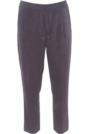 Briglia 1949 Pantalone jogging in velluto millerighe