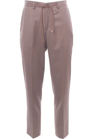 Briglia 1949 Pantaloni in lana e cashmere con coulisse