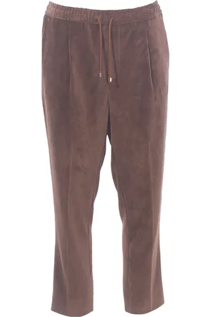 Briglia 1949 Pantalone jogging in velluto millerighe
