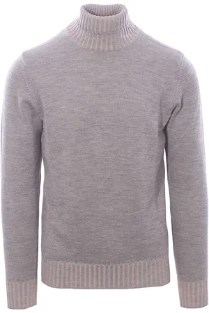 MONTEVERDI Dolcevita bordi vanisè in lana merino