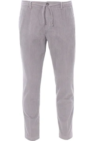 DETWELVE Pantalaccio in velluto roccia
