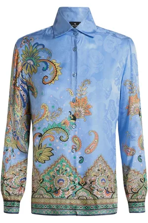 Etro Camicia in viscosa di seta con stampa floreale