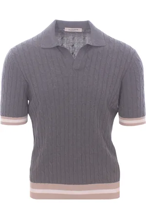 LA FILERIA Polo skipper cotone treccina