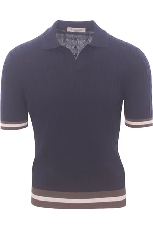 LA FILERIA Polo skipper cotone treccina