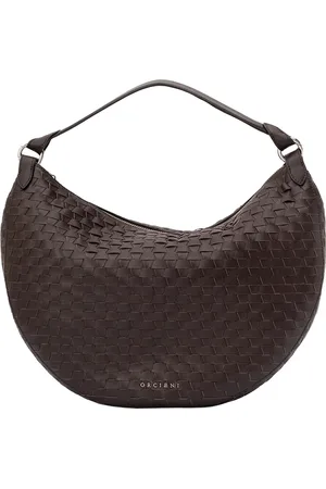 Orciani Borsa dumpling nappa woven large in pelle intrecciata