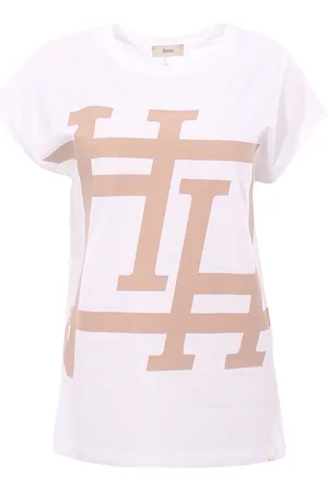 HERNO T-shirt in jersey di cotone stampa