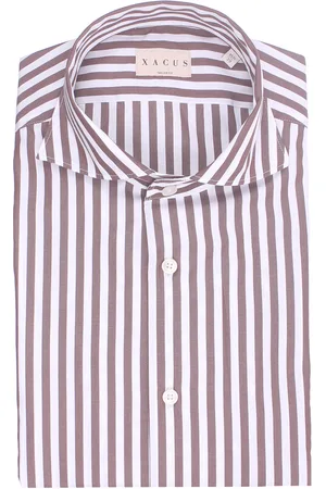 Xacus Camicia in cotone collo in paramontura