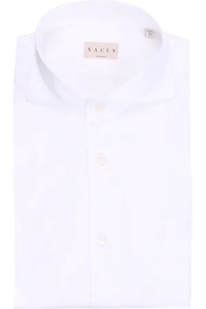 Xacus Camicia in cotone collo in paramontura