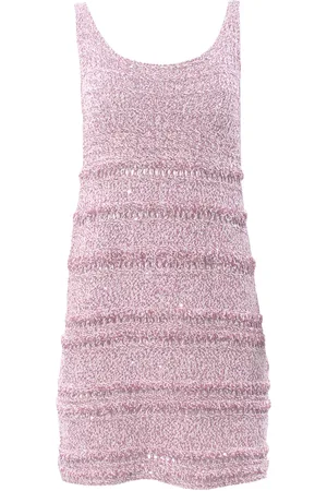 ELEVENTY Abito in maglia con applicazioni paillettes