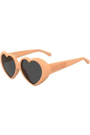 Moschino Donna MOS128/S L7Q/IR Occhiali da sole Plastica Grigio Geometrica Normale
