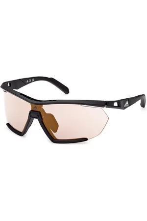 adidas Unisex SP0072 CMPT AERO LI 02G Occhiali da sole Plastica Marrone Maschera Normale Specchiato