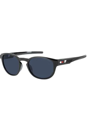 Tommy Hilfiger Uomo TH 1912/S KB7/KU Occhiali da sole Plastica Blu Rotonda