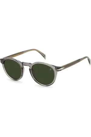 Uomo DB 1036/S KB7/QT Occhiali da sole Acetato Verde Rotonda