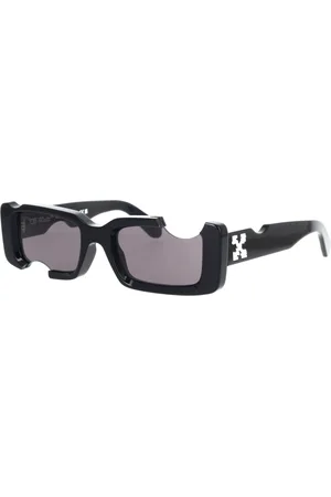 OFF-WHITE Unisex OERI006 Cady 1007 Black dark grey Occhiali da sole Acetato Grigio Squadrata Normale