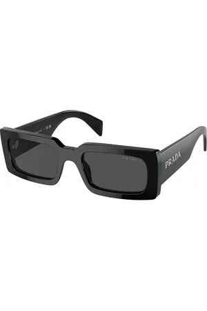 Prada Donna PR A07S 1AB5S0 Occhiali da sole Acetato Grigio Pillow Normale