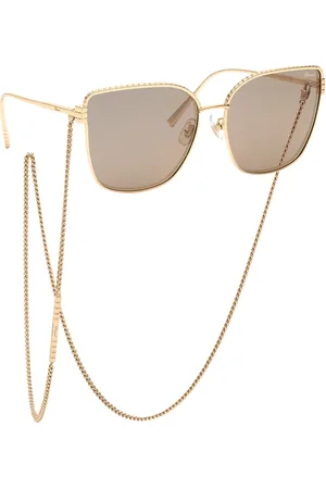 Chopard Donna IKCHG67 300X Occhiali da sole Metallo Marrone Squadrata Antiriflesso