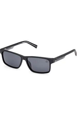 Timberland Unisex TB00015 02D Occhiali da sole Iniettato Fumo Squadrata Polarizzata